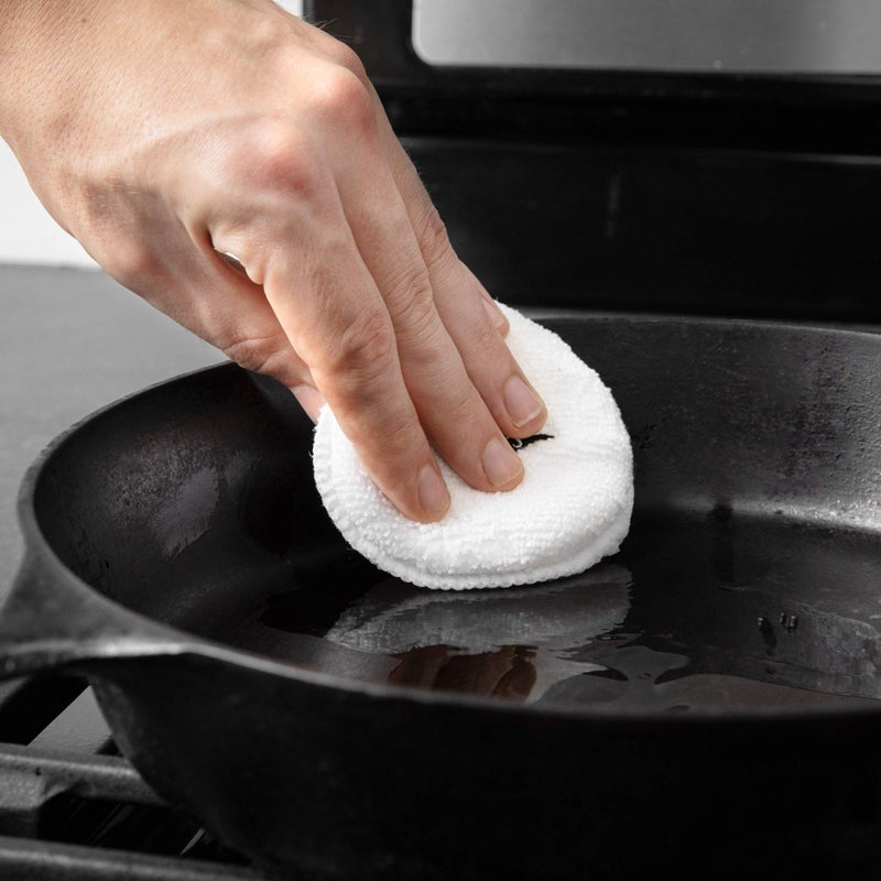 CLARK'S Buffing Pads for Cutting Boards (3 Pack) - Finishing Pads for Applying and Buffing Wax on Wood Surfaces, Boards and Countertops - Cutting Board Oil or Wax Applicator Pad - 3.5in Diameter - Image 4